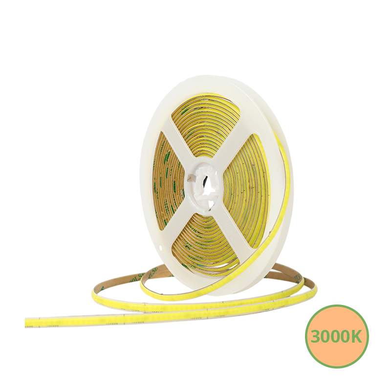 COB-LED-STREIFEN | 3MM | 24V | IP20 | 5M | 8W/M | 3000K