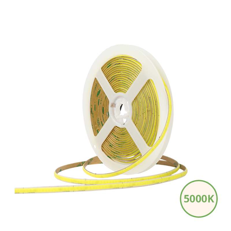 COB-LED-STREIFEN | 3MM | 24V | IP20 | 5M | 8W/M | 5000K