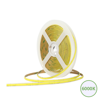 COB LEDSTRIP | 3MM | 24V | IP20 | 5M | 8W/M | 6000K