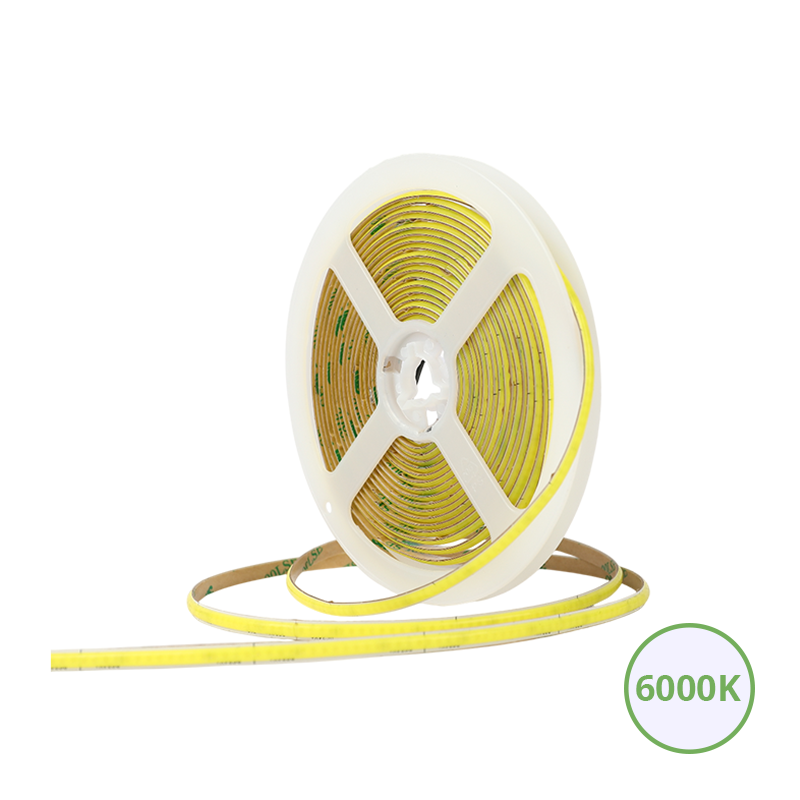 COB-LED-STREIFEN | 3MM | 24V | IP20 | 5M | 8W/M | 6000K