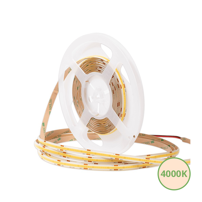 COB-LED-STREIFEN | FREI SCHNEIDBAR | 24V | IP65 | 5M | 10W/M | 4000K