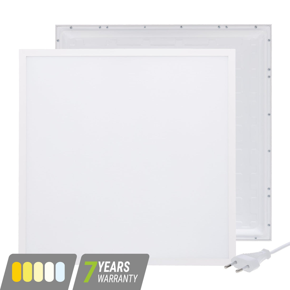 BACK-LIT LED PANEEL | CUPID | 60X60CM | 25W | CCT-SWITCH | MET EUROSNOER