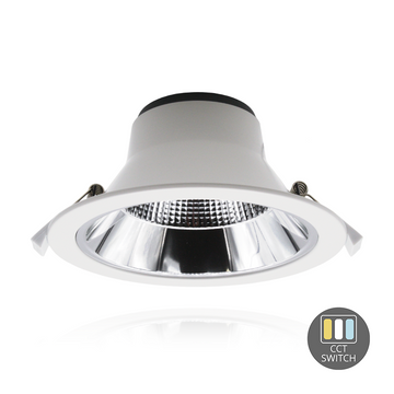 led downlighter met cct switch 145mm