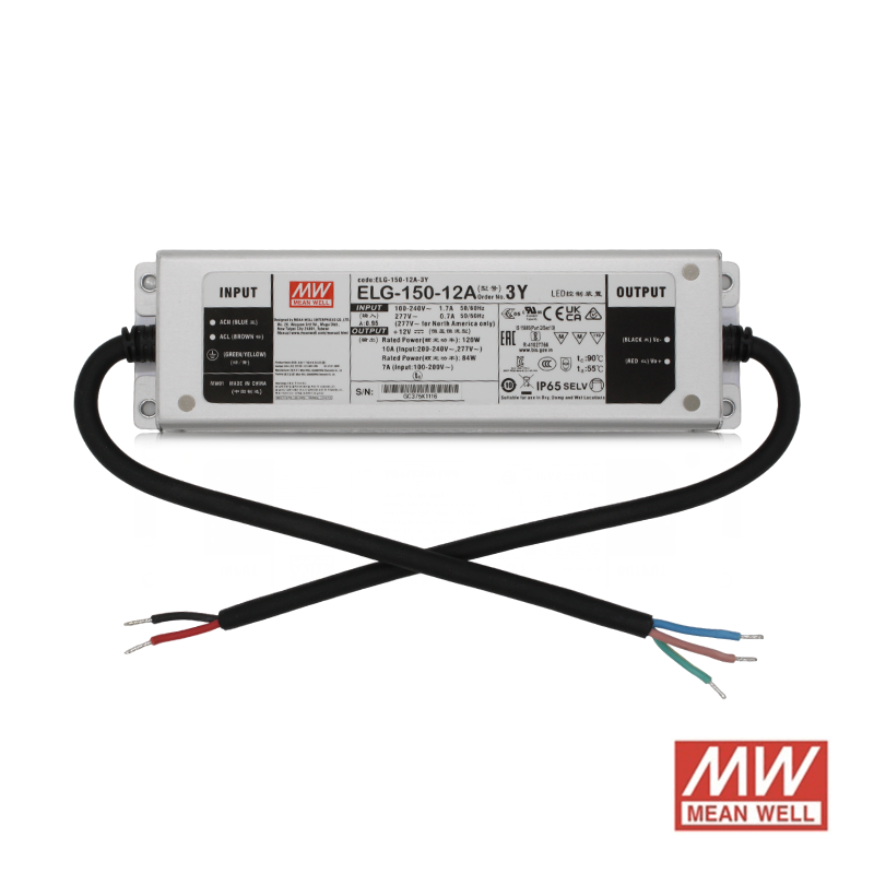 12V | MEANWELL-TREIBER | IP65 | 120W