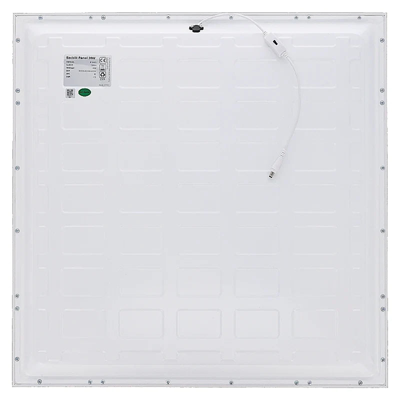 BACK-LIT LED PANEEL | EUROPA | 60X60CM | 30W | PHILIPS DRIVER | CCT-SWITCH | MET EUROSNOER
