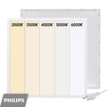 BACK-LIT LED PANEEL | EUROPA | 60X60CM | 30W | PHILIPS DRIVER | CCT-SWITCH | MET EUROSNOER