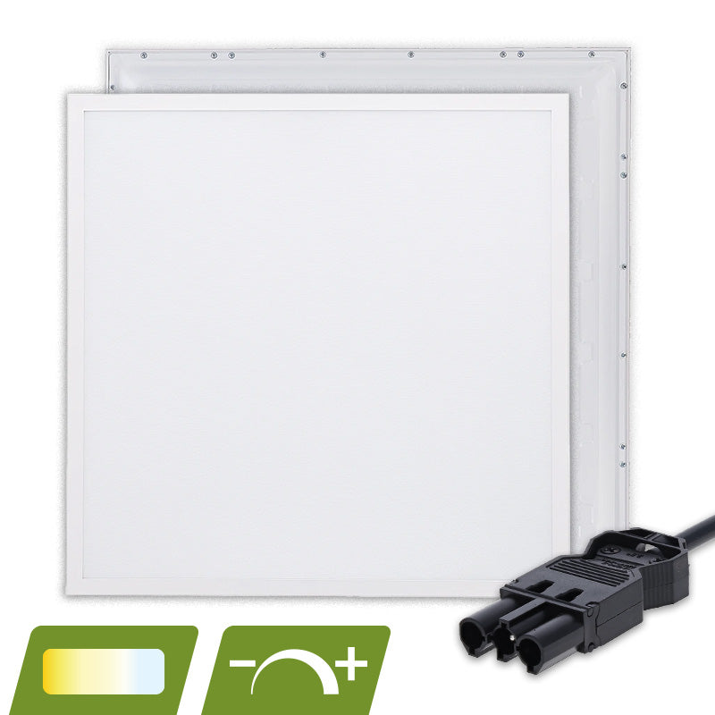 EUROPA6262-TD-SW | BACK-LIT LED PANEEL | EUROPA | 62X62CM | 30W | DIMBAAR | CCT-SWITCH | MET 3-SWP SNOER