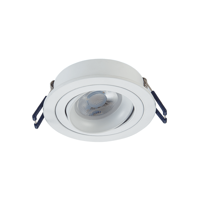 Schwenkbarer Einbaustrahler | Ø80mm | GU10 / MR16 | IP22 | WEISS
