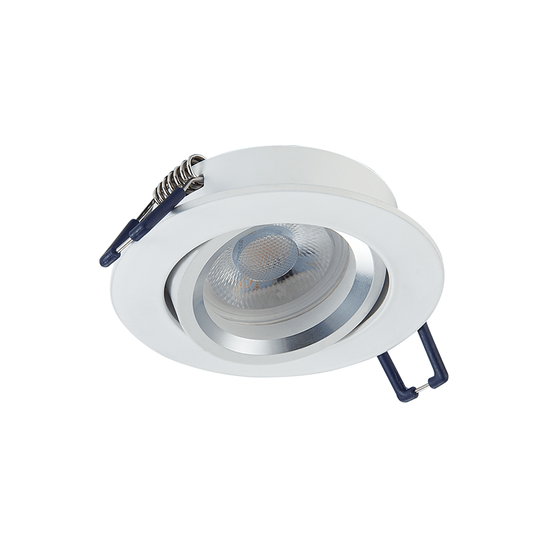 Schwenkbarer Einbaustrahler | Ø73mm | GU10 / MR16 | IP22 | WEISS