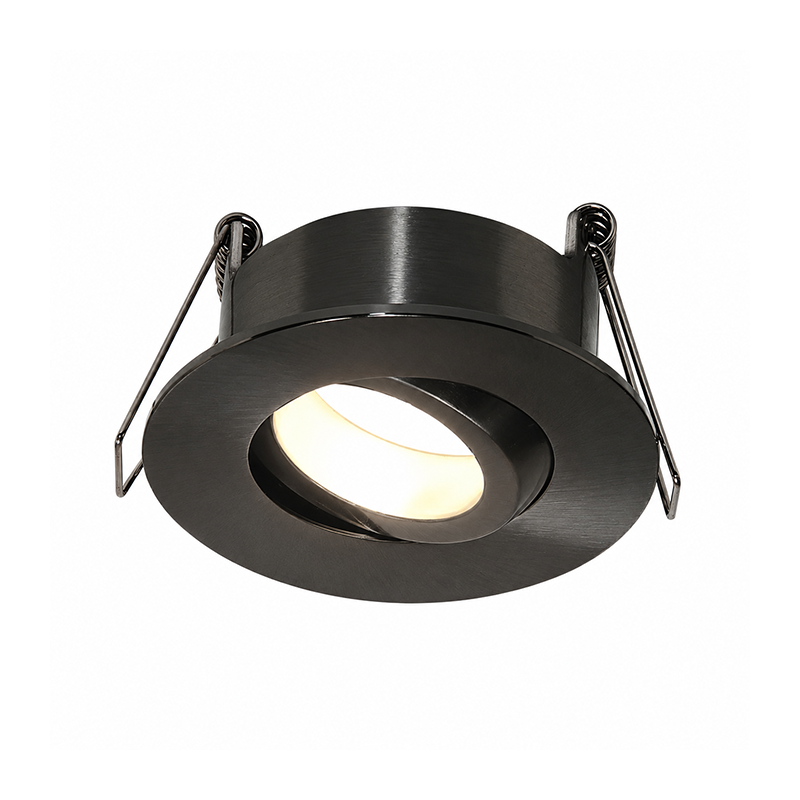 GU10 EINBAUSTRAHLER | HESSLE | GUN METAL | SCHWENKBAR | IP65