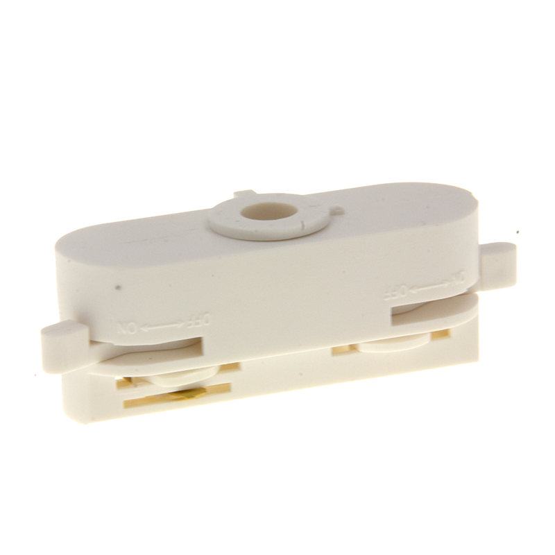 1-PHASEN-SCHIENENADAPTER WEISS