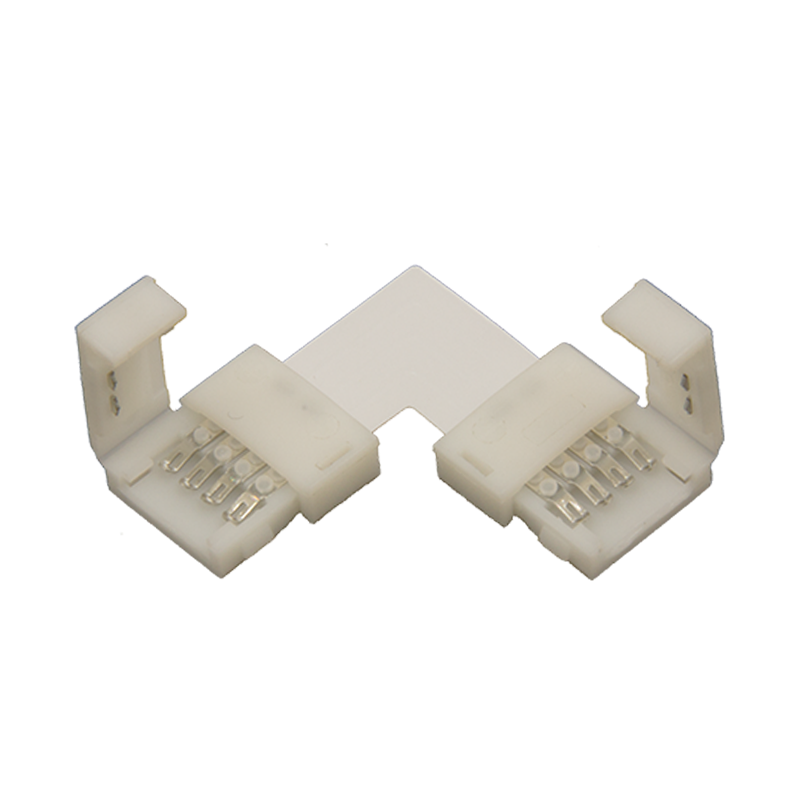 LED-STRIP-VERBINDER | ECKE | STRIP ZU STRIP | 4-PIN | 10MM | IP20