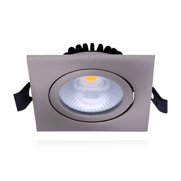 led inbouwspot viekant zilver kantelbaar