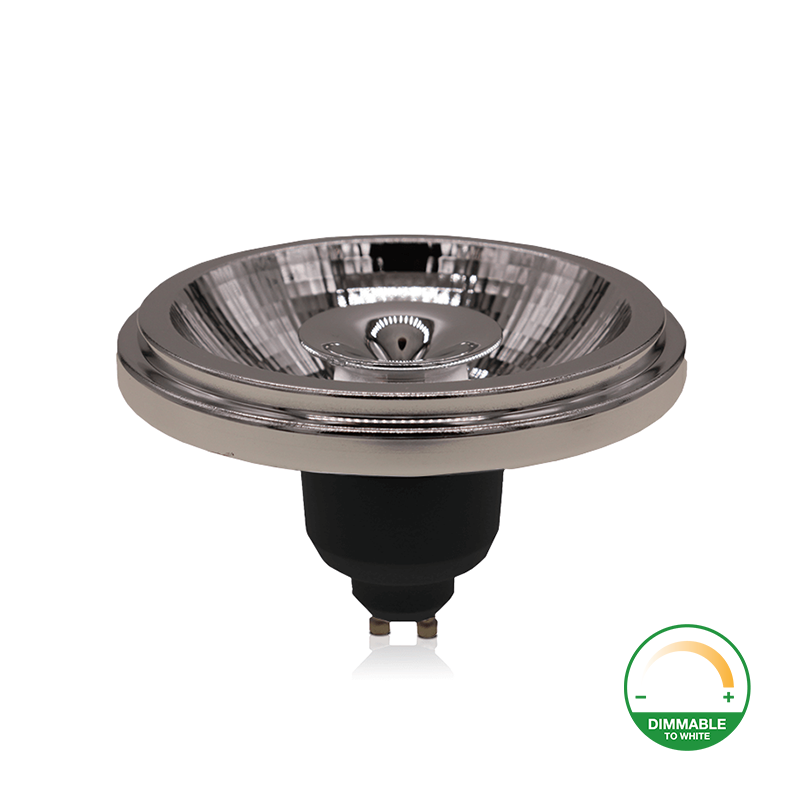 LED AR111 | GU10 | SPOT | 12W | DIM2WARM | ZWART