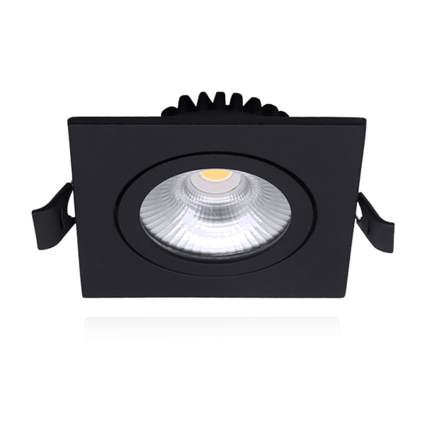 LED INBOUWSPOT | LAOM | SLIM-FIT | 6W | DIM | ZWART | CCT-SWITCH