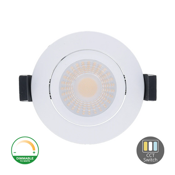 815066 | LED INBOUWSPOT | MIRAN | SLIM-FIT | 5W/7W | D2W + CCT-SWITCH | WIT