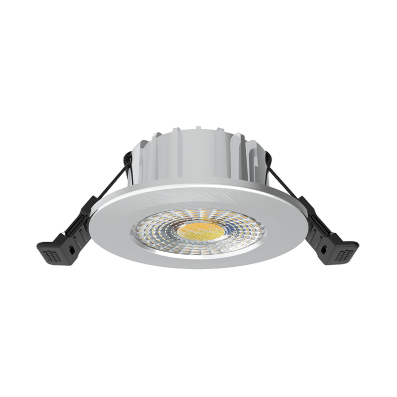 LED-EINBAUSPOT | 6W | Ø75mm | DIMMBAR | CCT-SCHALTER | IP65 | SILBER