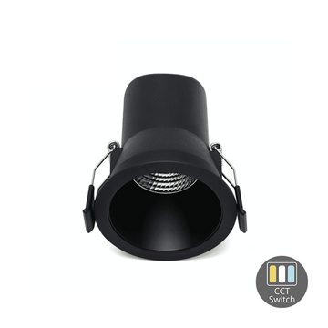 814915 | LED INBOUWSPOT MIRACLE 6W DIM ZWART CCT-SWITCH