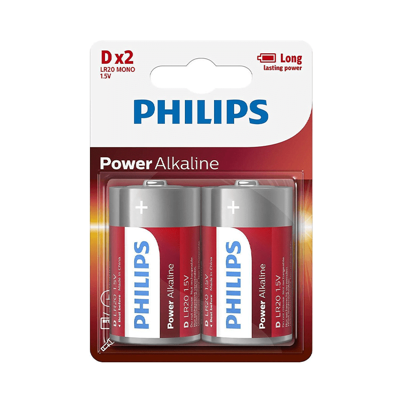 Philips | Power | Alkaline | D Batterie
