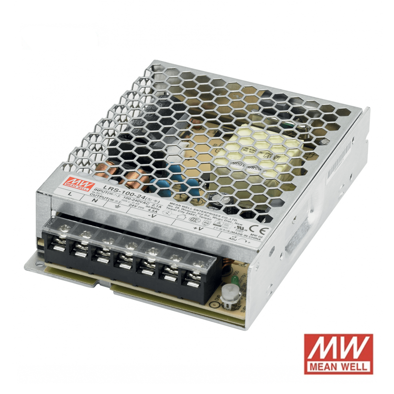 24V | MEANWELL-TREIBER | IP20 | 100W