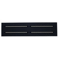 811617 | LED LOUVRE PANEEL | NOVA | 120X30CM | 36W | CCT-SWITCH | ZWART