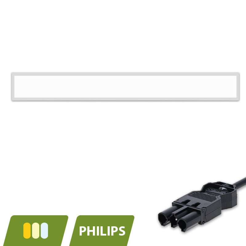 BACK-LIT LED PANEEL | PONTUS | 150X20CM | 30W | CCT-SWITCH | MET 3-SWP SNOER