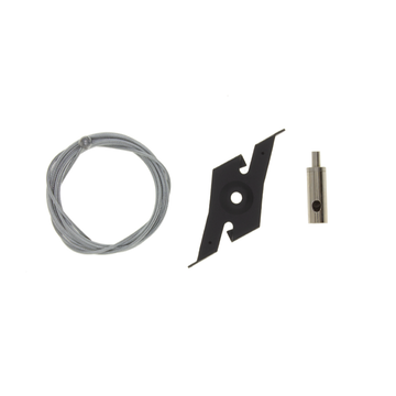 PENDELSET CLIP | 2 METER | ZWART | VOOR 3-FASE RAILS