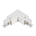 1 fase rail adapter wit bocht