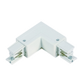 1 fase rail bocht accessoire wit