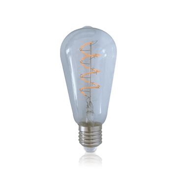LED FILAMENT E27 EDISON DIMBAAR CLEAR 4W