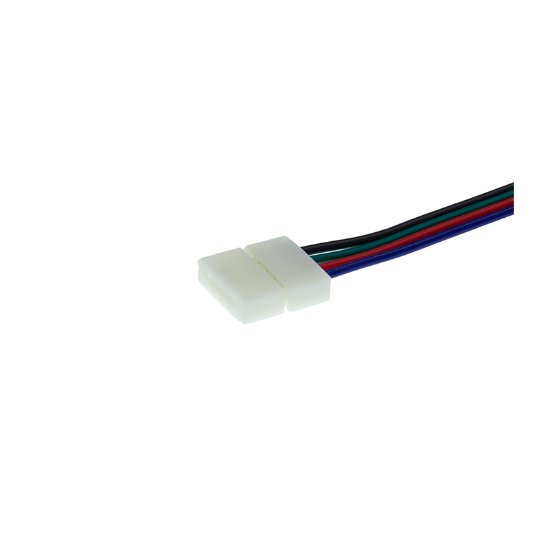 LED-Streifenverbinder | Streifen zu Stromversorgung | 4 PIN | 10MM | IP20 | 15CM