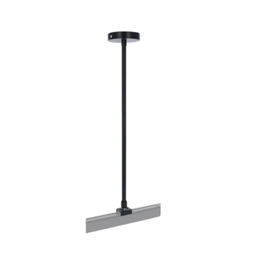 SPANNINGSRAIL OPHANGSYSTEEM | DRAADEIND | 100CM/200CM | ZWART | 2 STUKS