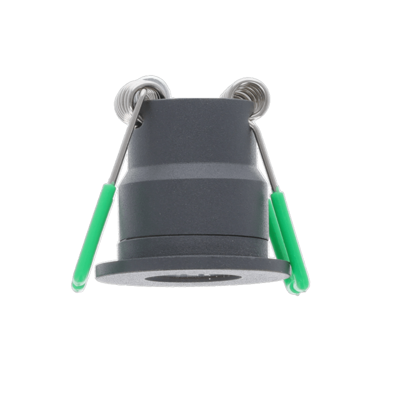 LED-MINI-EINBAUSPOT | 3 W | Ø35 | WARMWEISS | 12 VDC | GRAU