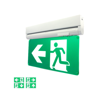 NOODVERLICHTING OPBOUW | KLAP | WIT | 3.5W | INCL. PICTOGRAMMEN