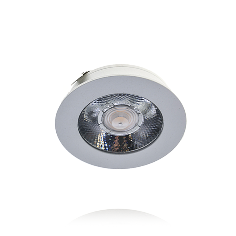 LED-MÖBELSPOT | 3W | Ø63mm | 14MM HOCH | 12V(DC) | IP44 | WEISS