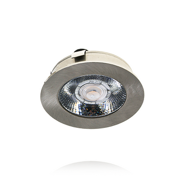 LED MEUBELSPOT | 3W | Ø63mm | 14MM HOOG | 12V(DC) | IP44 | ZILVER