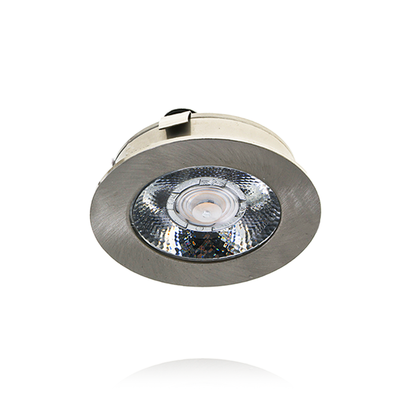 LED-MÖBELSPOT | 3W | Ø63mm | 14MM HOCH | 12V(DC) | IP44 | SILBER