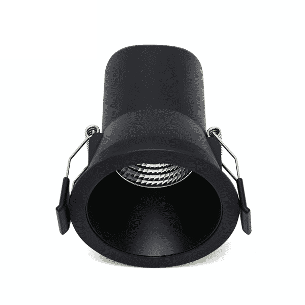 LED-Einbauspot | 6 W | Ø79 mm | dimmbar | vertieft | schwarz