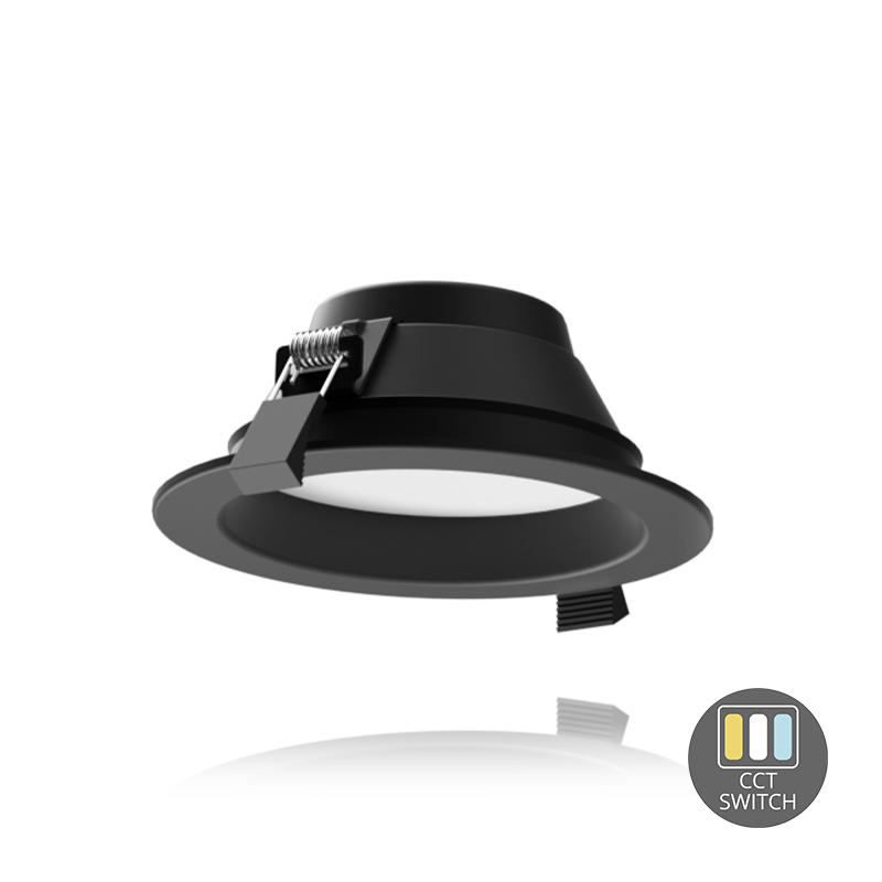 led-downlight-zwart-120mm-cct