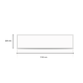 BACK-LIT LED PANEEL | ARIEL | 120X30CM | 36W