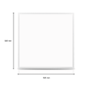 BACK-LIT LED PANEEL | CUPID | 60X60CM | 25W | CCT-SWITCH | MET 3-SWP SNOER