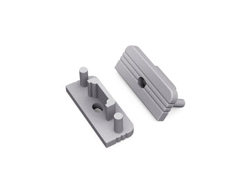 END CAP MET KABELOPENING | SURFACE | 10MM | 20 STUKS