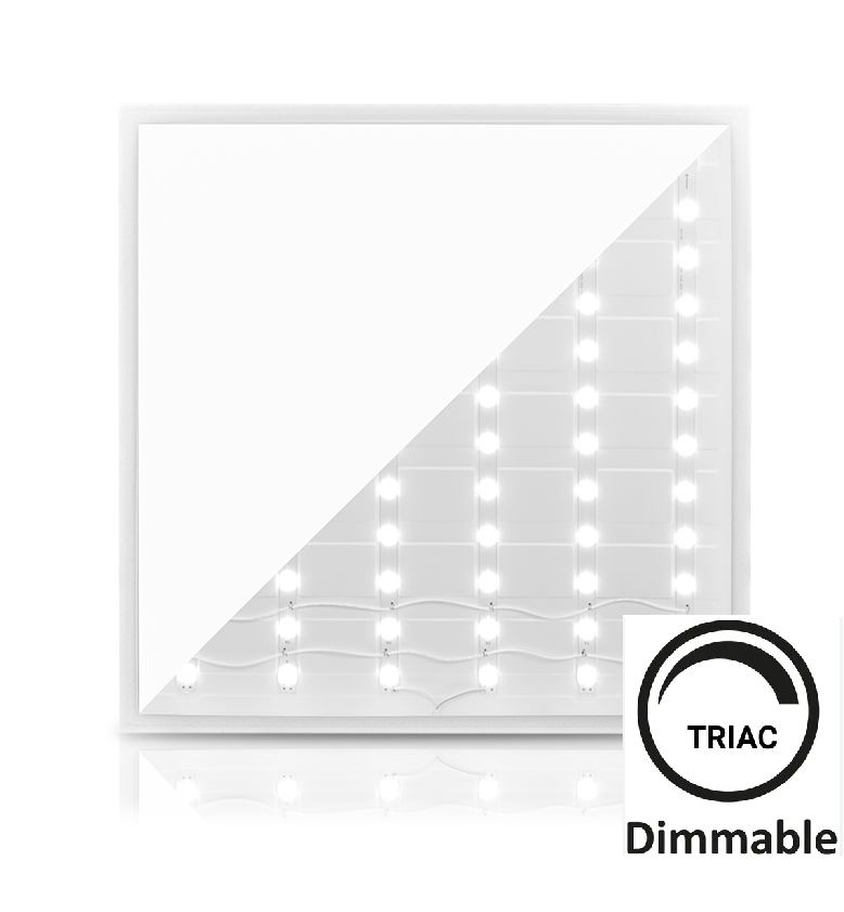 HINTERLEUCHTETES LED-PANEL 60x60CM | TRIAC-DIMMBAR | 28W | 150lm/w