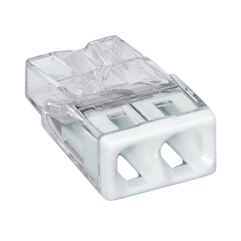 WAGO® VERBINDUNGSKLEMME | 2 DRÄHTE | 0.2-2.5MM² | PRO 100 STÜCK
