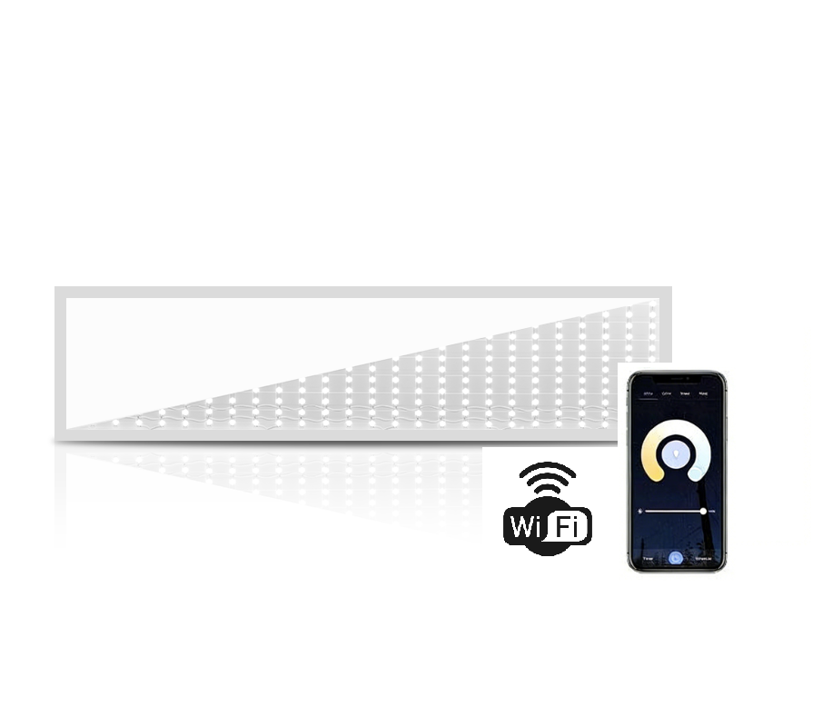 SMART-LED-PANEL 120x30 | WLAN | 36W | CCT 3000-6000K | DIMMBAR