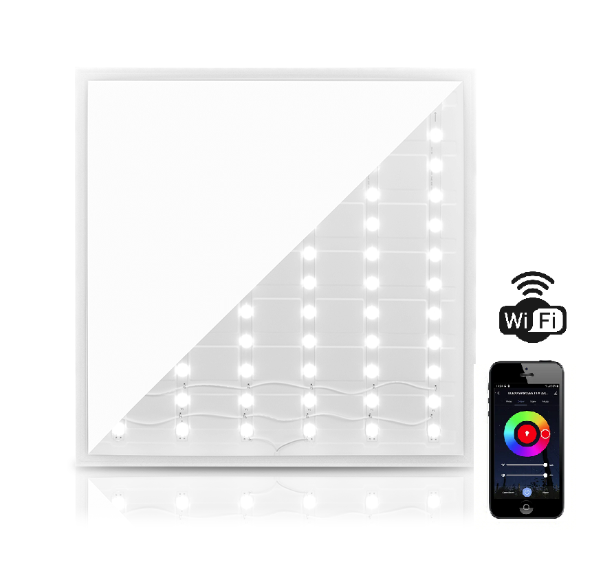 SMART-LED-PANEL 60x60 | WLAN | 36W | RGB+CCT 3000-6000K | DIMMBAR